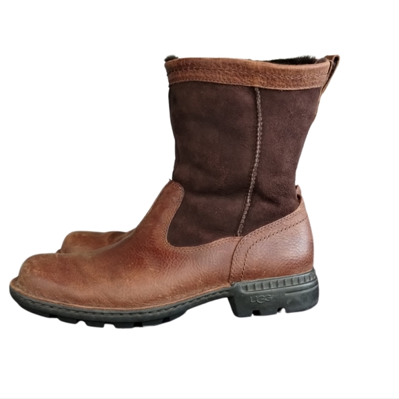 UGG Other - Ugg Hartsville Australia Leather/Sheep Skin Boots Men's Size 8